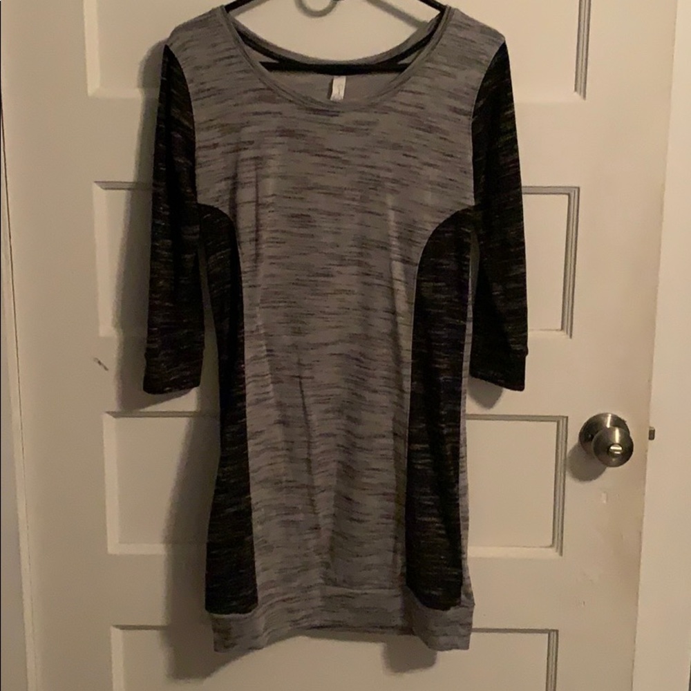 Color-block sweater dress! Perfect for winter!